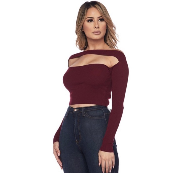 Mary Top In Wine - Picture 7 of 8